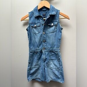 Girls Denim Romper
